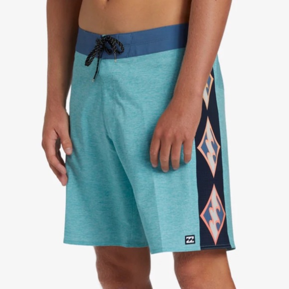 Billabong 36 Boardshorts D Bah Airlite Performance Board Shorts in Blue Haze NWT
